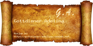 Gottdiener Adelina névjegykártya